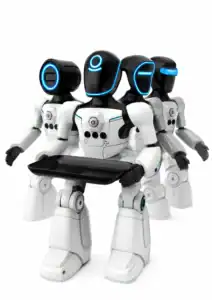 Remote Control Smart Delivery Service Robot Toy, Multi Head Optional Programmable Walking Robot for Children Wholesale