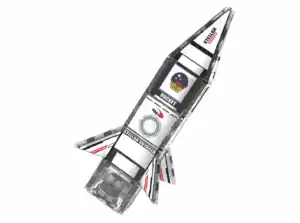 Space rocket building block set, STEM educational construction toy for kids screen free wholesale